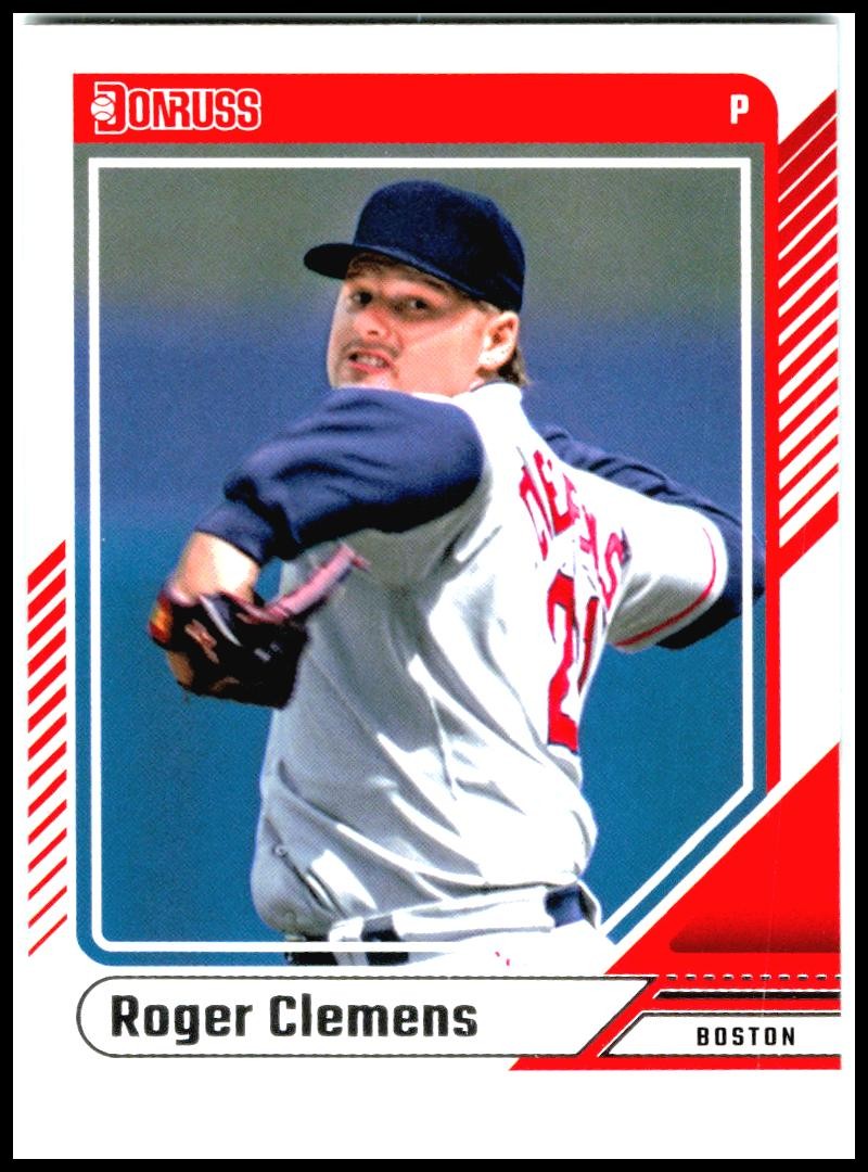 2024 Donruss On Fire #41 Roger Clemens #/75 Boston Red Sox