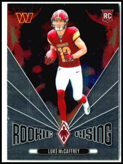 2024 Panini Phoenix Rookie Rising #RR-LMC Luke McCaffrey Washington Commanders