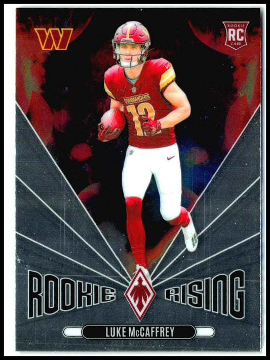 2024 Panini Phoenix Rookie Rising #RR-LMC Luke McCaffrey Washington Commanders
