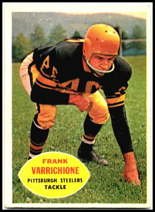 1960 Topps #97 Frank Varrichione Pittsburgh Steelers