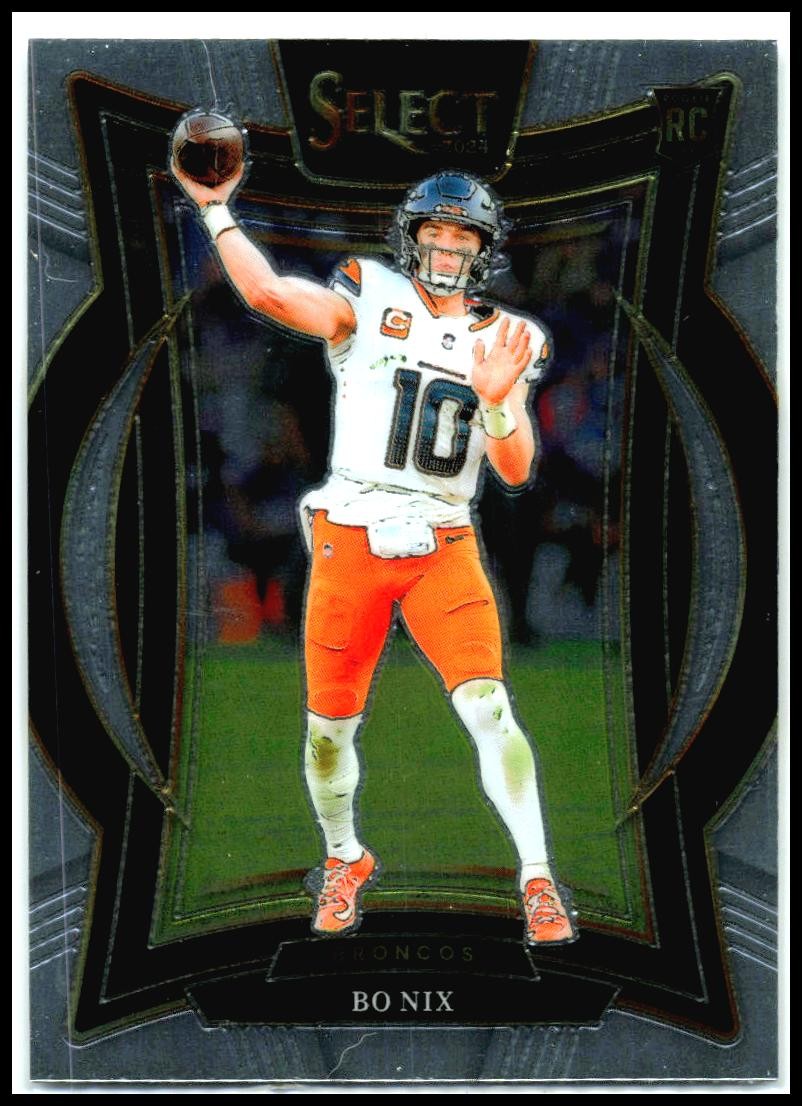 2024 Panini Select #30 Bo Nix Rookie Denver Broncos