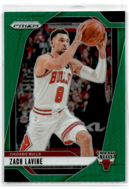 2024-25 Panini Prizm Green #192 Zach LaVine Chicago Bulls