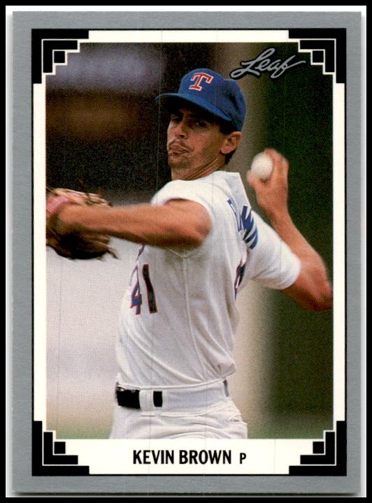 1991 Leaf #250 Kevin Brown Texas Rangers