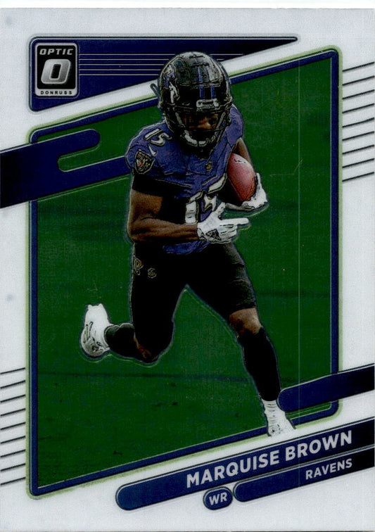 2021 Donruss Optic #126 Marquise Brown Baltimore Ravens
