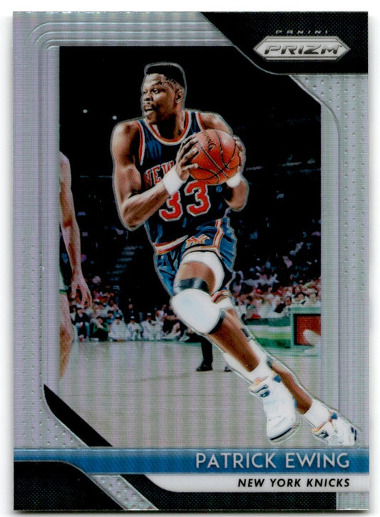 2018-19 Panini Prizm Silver Prizm Patrick Ewing New York Knicks #105