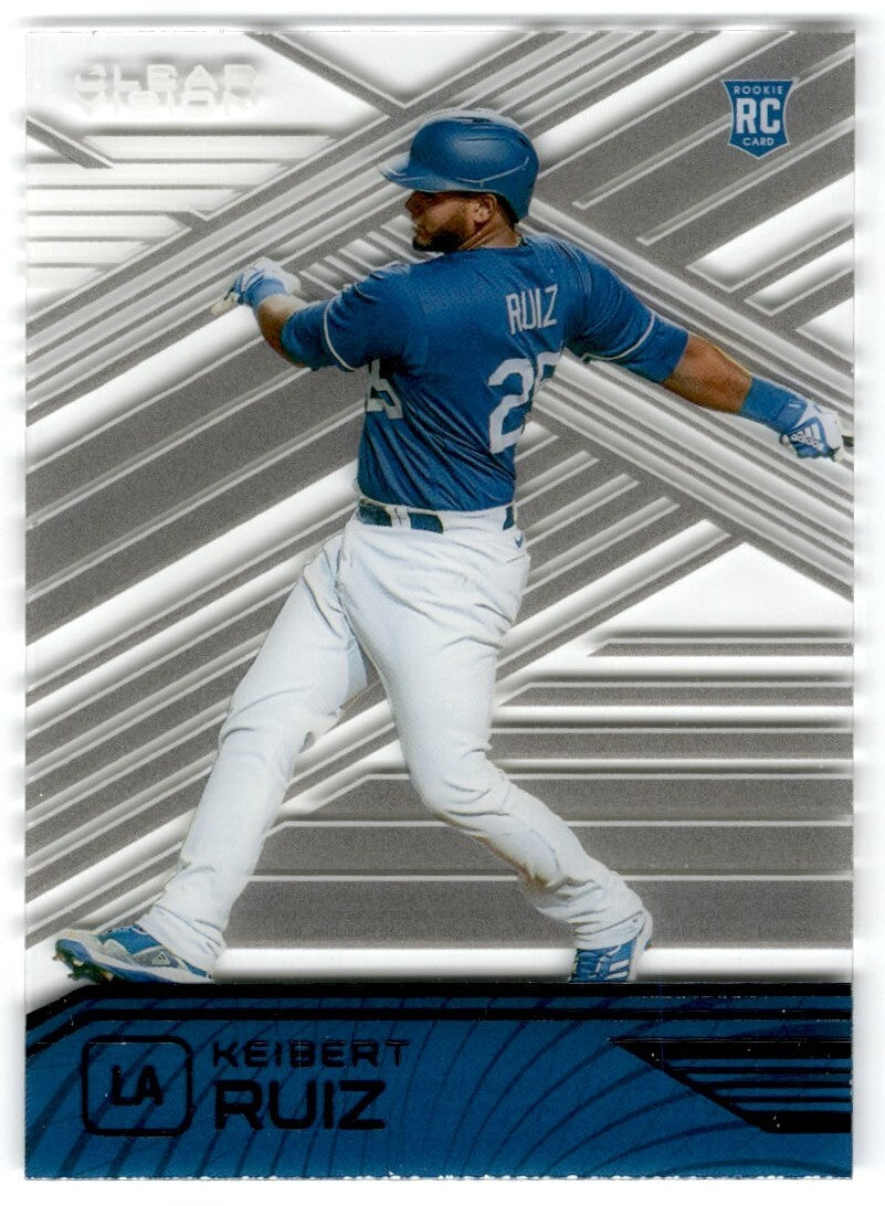 2021 2021 Panini Chronicles Clear Vision Keibert Ruiz Los Angeles Dodgers #10