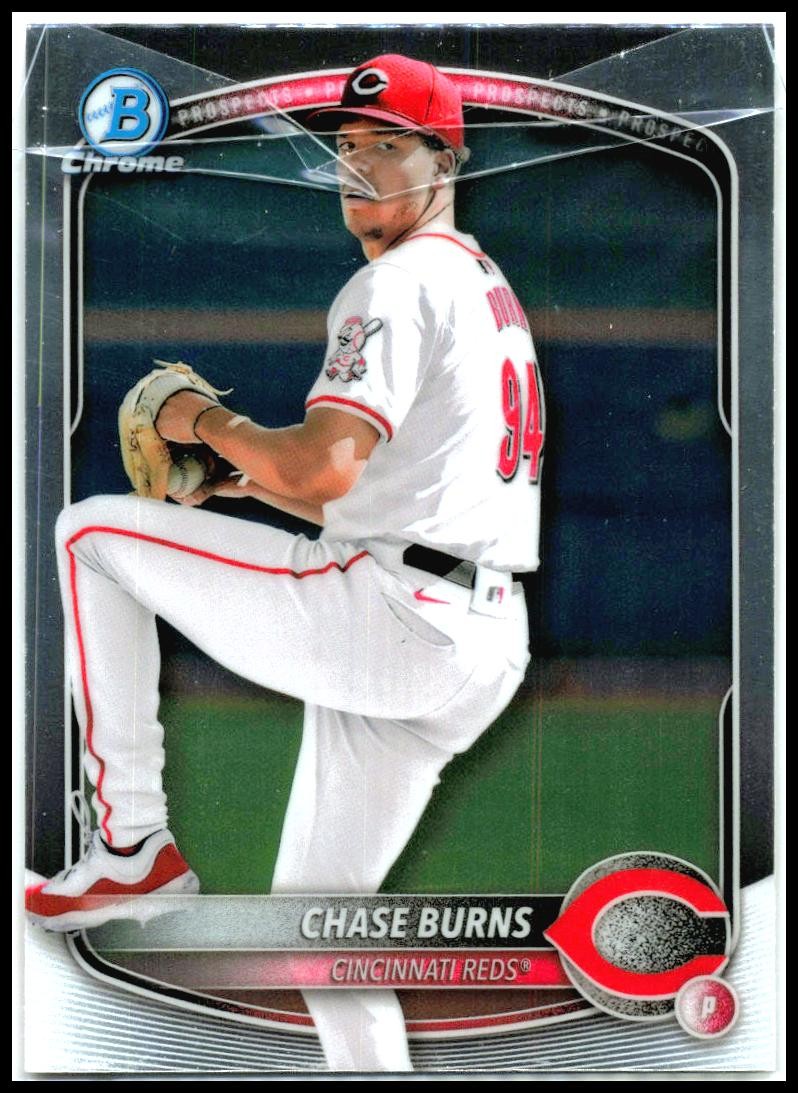 2025 Bowman #BCP-122 Chase Burns Cincinnati Reds