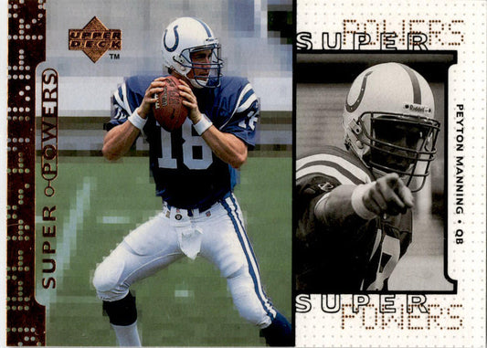 1998 Upper Deck Super Power #S16 Peyton Manning Indianapolis Colts