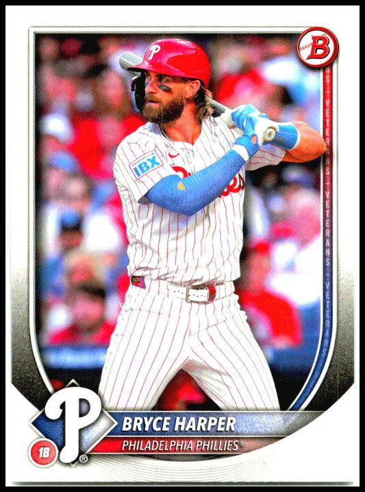 2025 Bowman #3 Bryce Harper Philadelphia Phillies