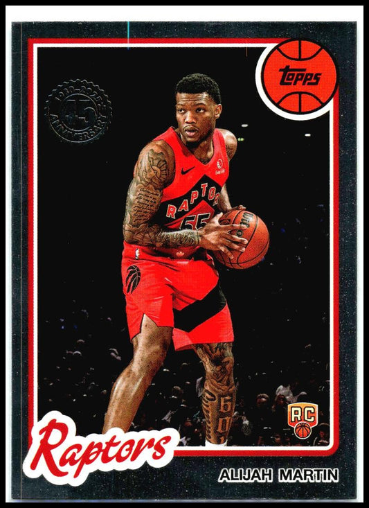 2025-26 Topps 1980-81 Topps Basketball #80BK-82 Alijah Martin Toronto Raptors