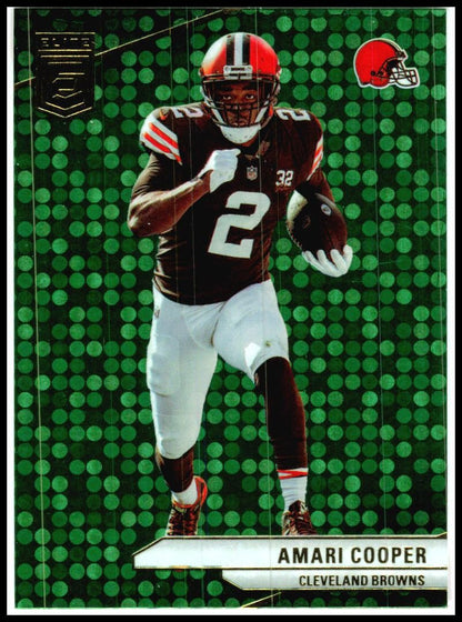 2024 Donruss Elite Green Disco #34 Amari Cooper Cleveland Browns