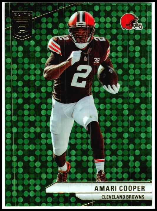 2024 Donruss Elite Green Disco #34 Amari Cooper Cleveland Browns
