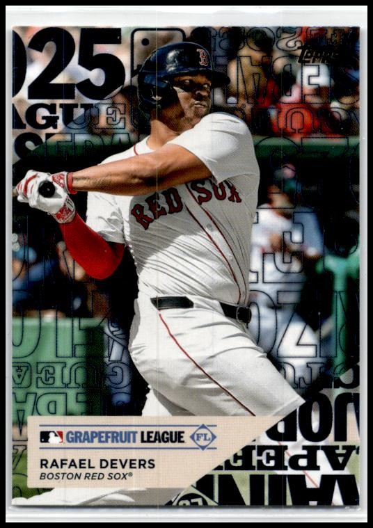 2025 Topps Training Grounds #TG-21 Rafael Devers Boston Red Sox