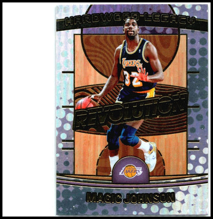 2024-25 Panini Revolution Hardwood Legacy #15 Magic Johnson Los Angeles Lakers