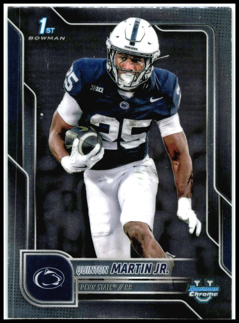 2025 Bowman University Chrome #167 Quinton Martin Jr. Penn State Nittany Lions