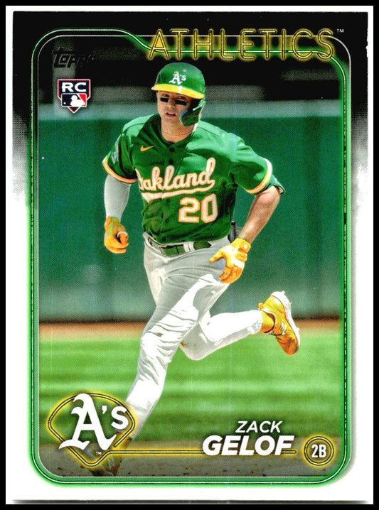 2024 Topps #166 Zack Gelof Oakland Athletics
