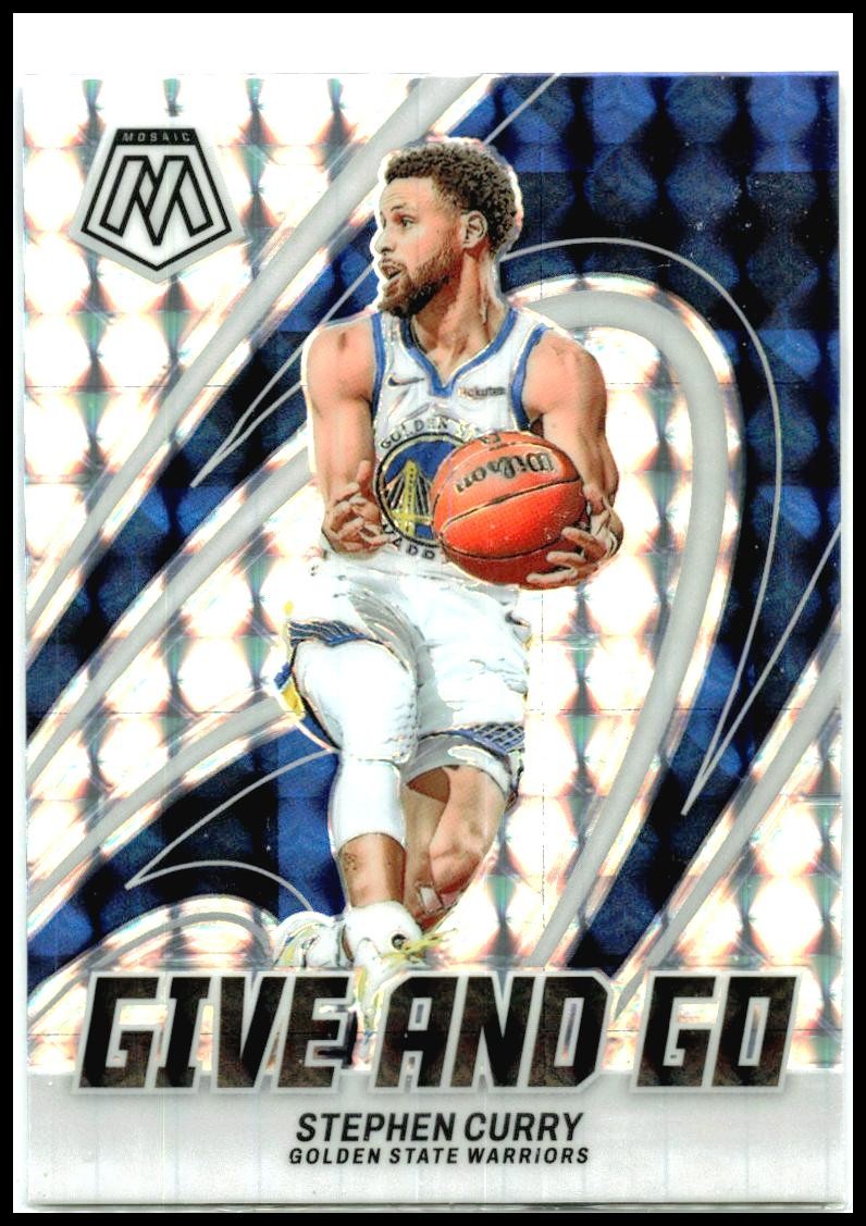 2023-24 Panini Mosaic Give and Go Mosaic #1 Stephen Curry Golden State Warriors