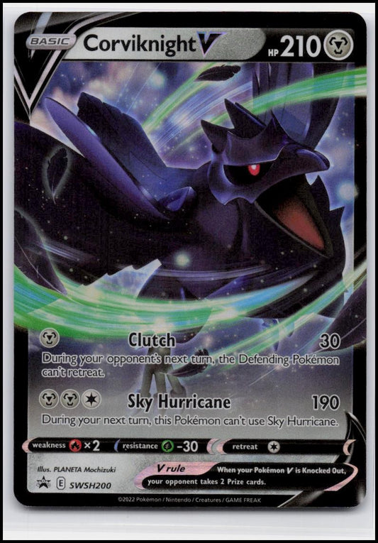 SWSH: Sword & Shield Promo Cards #SWSH200 Corviknight V
