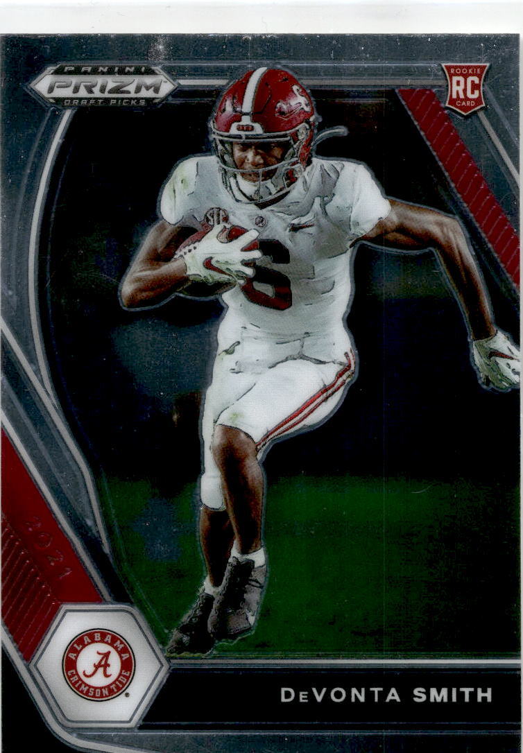 2021 Panini Prizm Draft Picks Collegiate #101 DeVonta Smith  Alabama / Eagles