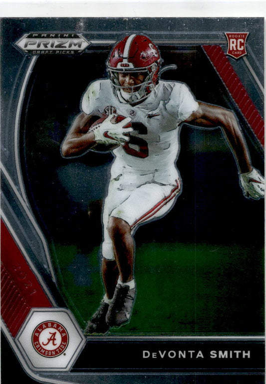 2021 Panini Prizm Draft Picks Collegiate #101 DeVonta Smith  Alabama / Eagles