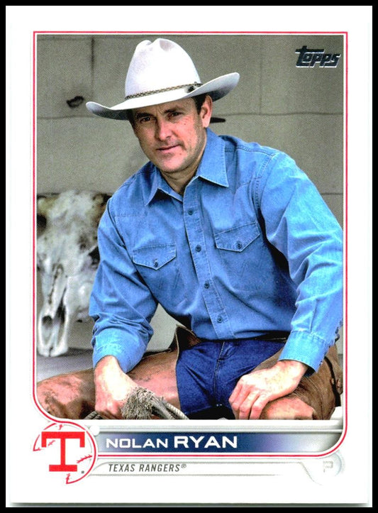 2022 Topps #411b Nolan Ryan Texas Rangers