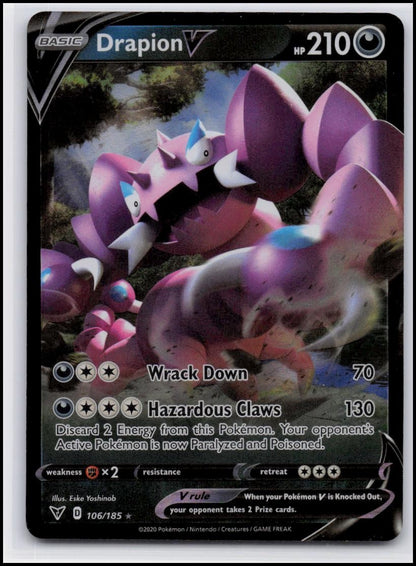 SWSH04: Vivid Voltage #106/185 Drapion V