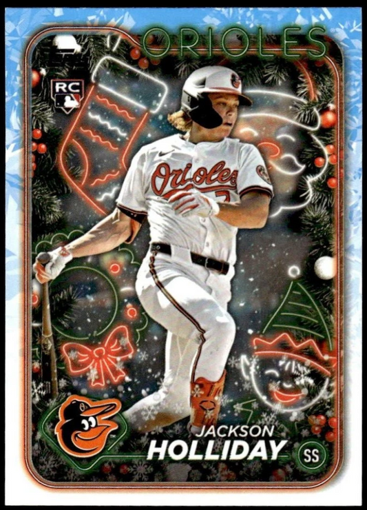 Jackson Holliday 2024 Topps Holiday #H50 RC