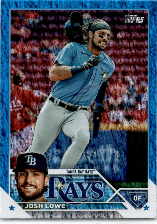 2023 Topps Update Blue Foil #US303 Josh Lowe Tampa Bay Rays /999