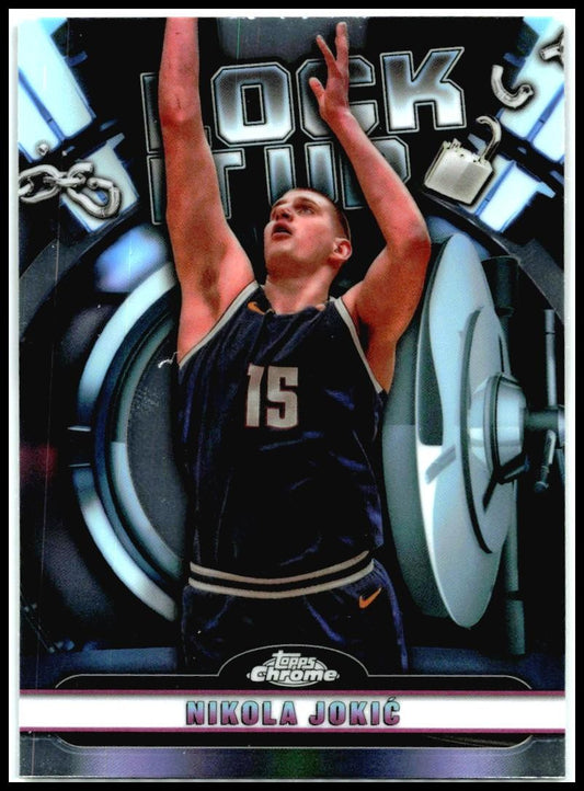 2024-25 Topps Chrome Lock It Up #LIU-2 Nikola Jokić Denver Nuggets