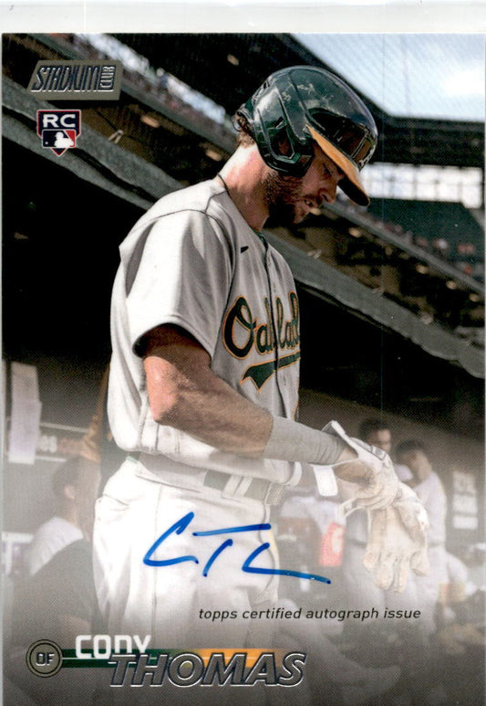 2023 Stadium Club #SCBA-CT Cody Thomas Auto Oakland Athletics