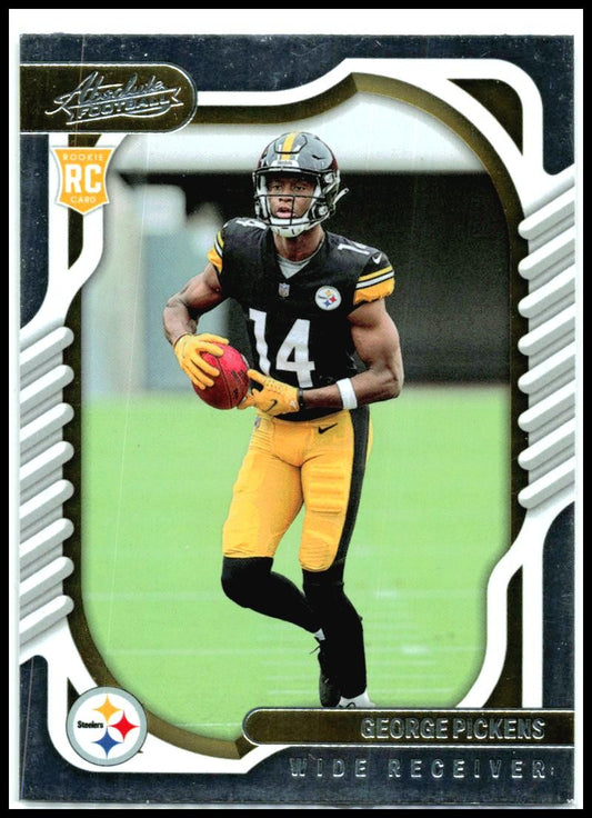 2022 Panini Absolute #123 George Pickens Rookie Pittsburgh Steelers