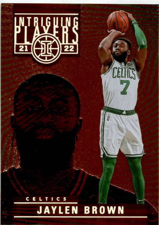 2021 Panini Illusions Intriguing Players Orange #5 Jaylen Brown