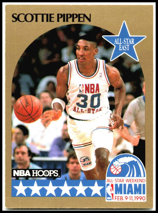 1990-91 Hoops #9 Scottie Pippen Chicago Bulls