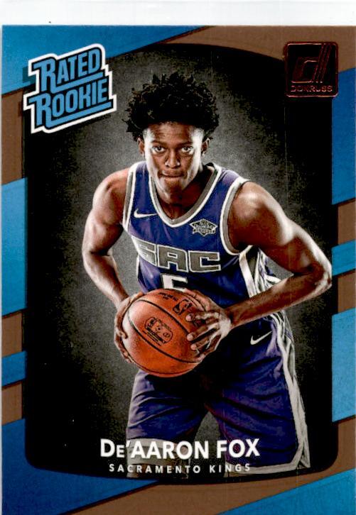 2017-18 Donruss #196 De'Aaron Fox Rookie Sacramento Kings