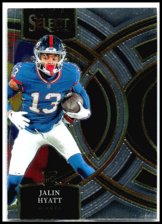 2023 Panini Select #173 Jalin Hyatt Rookie New York Giants