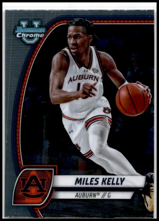 2024-25 Bowman University Chrome #ALT-2 Miles Kelly Auburn Tigers