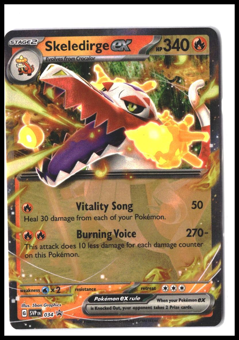 SV: Scarlet & Violet Promo Cards #034 Skeledirge ex