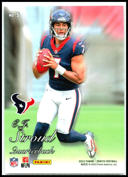 2023 Panini Zenith 1994 Pacific Silver #5 C.J. Stroud Houston Texans