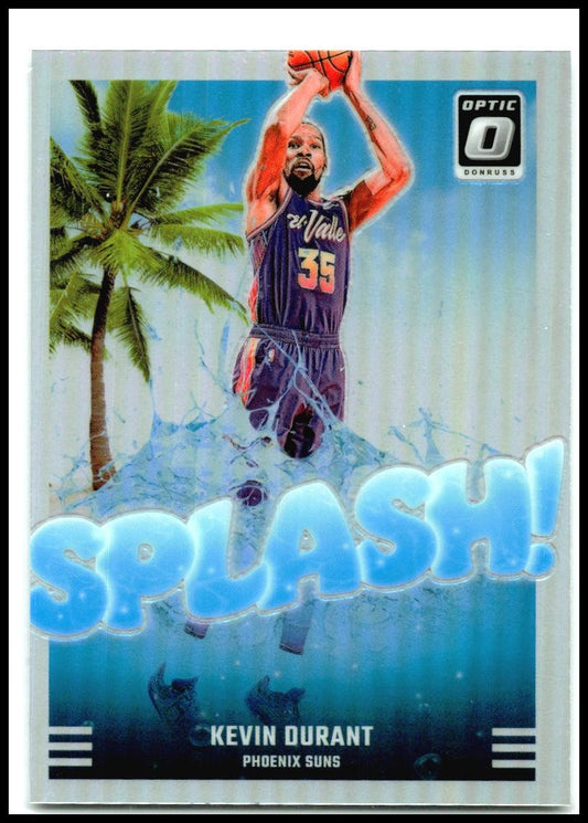 2024-25 Donruss Optic Splash! Holo #10 Kevin Durant Phoenix Suns