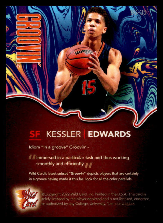 2022 Wild Card Alumination #BG-35 Kessler Edwards