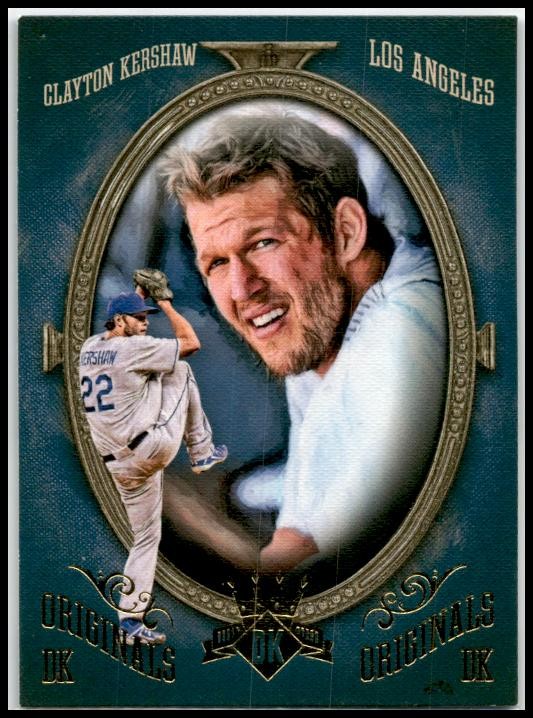 2016 Panini Diamond Kings DK Originals #DKO4 Clayton Kershaw Los Angeles Dodgers