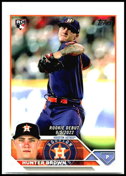 2023 Topps Update #US315 Hunter Brown Houston Astros