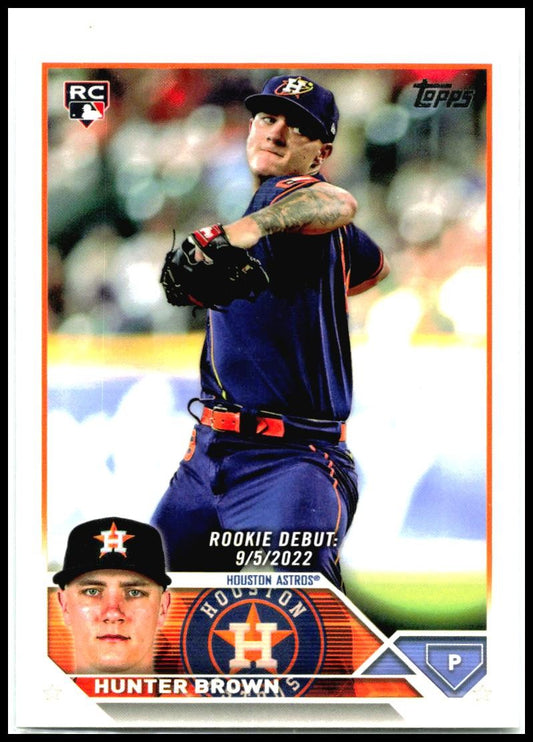 2023 Topps Update #US315 Hunter Brown Houston Astros