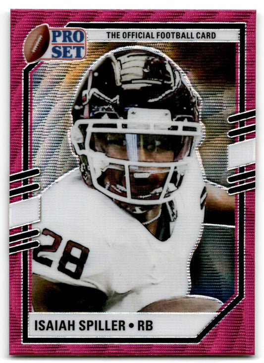 2022 Pro Set Pink Isaiah Spiller Los Angeles Chargers #PSP-IS1