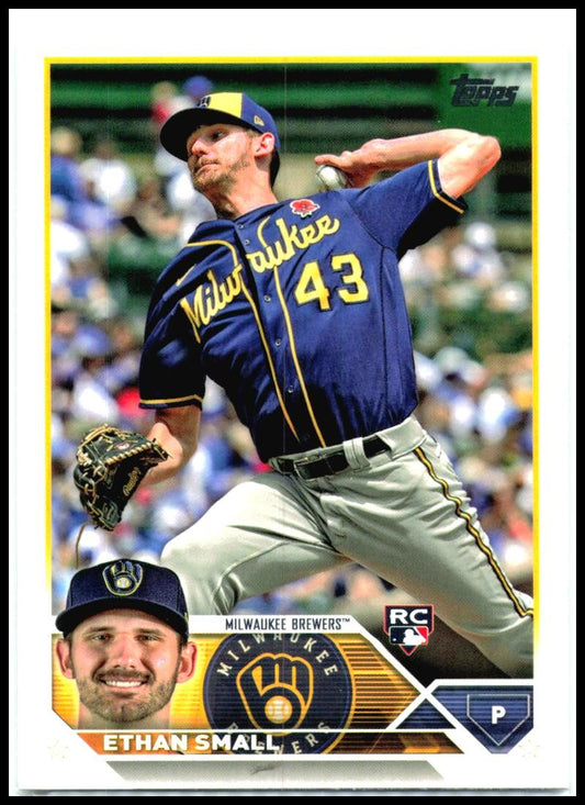 2023 Topps #87 Ethan Small RC Milwaukee Brewers