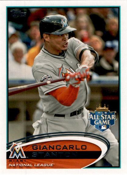 2012 Topps Update #US129 Giancarlo Stanton Miami Marlins