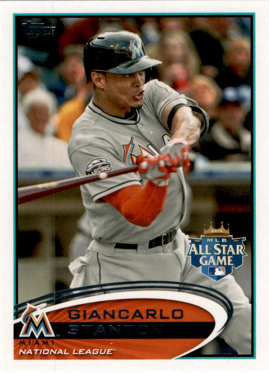2012 Topps Update #US129 Giancarlo Stanton Miami Marlins
