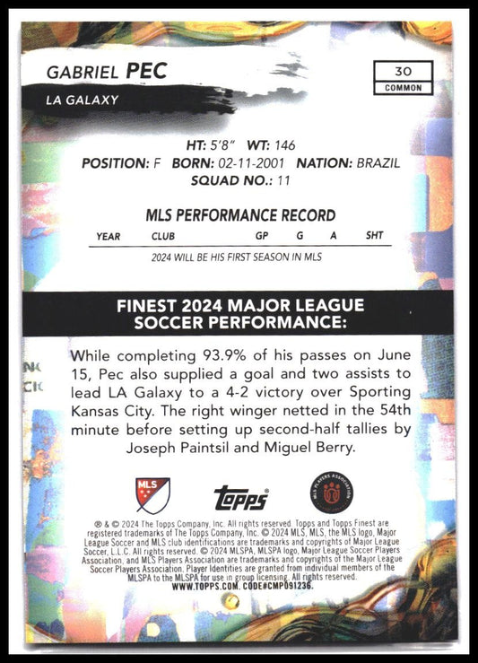 2024 Finest MLS #30 Gabriel Pec
