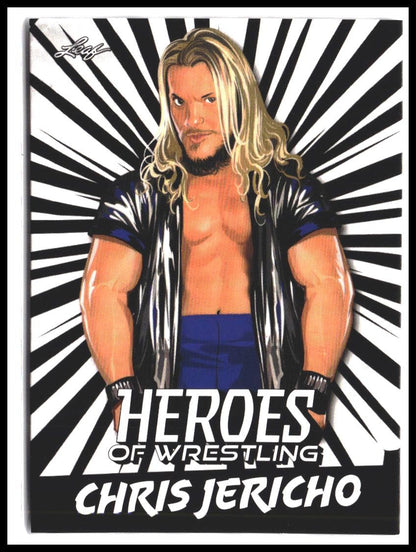 Chris Jericho #B-2 2023 Leaf Heroes of Wrestling