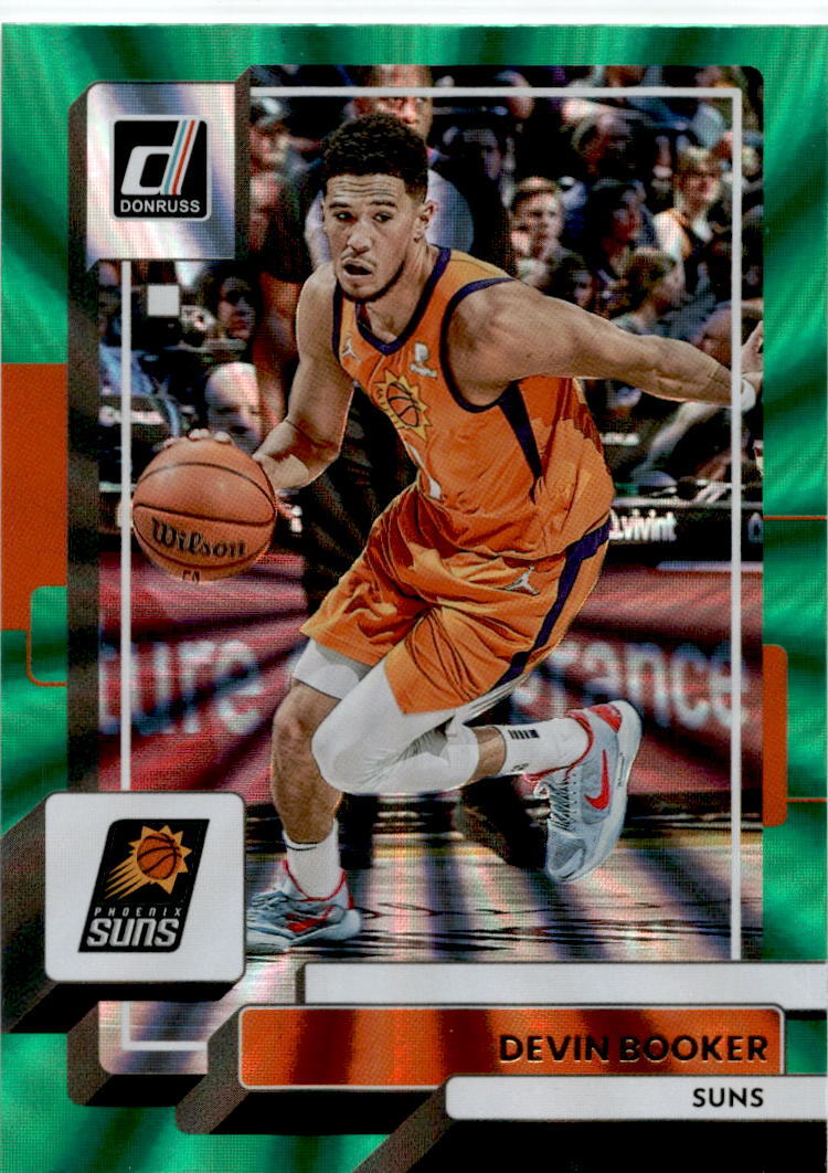 2022  Donruss Green Laser #132 Devin Booker
